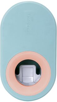 25 # Automatische Tandpasta Dispenser Squeezers Tandpasta Tand Stofdicht Tandenborstelhouder Wall Mount Stand Badkamer Accessoires blauw