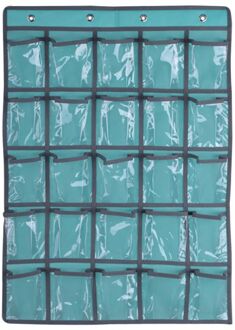 25 Clear Zakken Klaslokaal Pocket Grafiek Voor Leraar Mobiele Telefoons Houder Deur Opknoping Rekenmachine Organizer