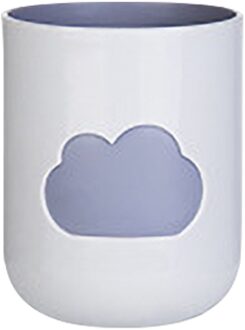 25 # Cloud Gorgelen Cup Liefhebbers Tandenborstel Beker Tand Glas Reizen Water Cup Drinken Mokken Plastic Badkamer Cups Wassen Mond cup wit