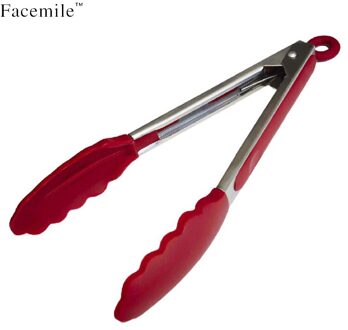 25 cm Keuken Outdoor Camping Tong Clip Barbeque Koken Grillen Turner Serveren Voeden Gebruiksvoorwerp Bakvormen Bakken Accessoires