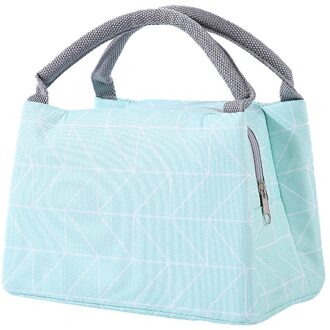 25 # Draagbare Geïsoleerde Lunch Tas Oxford Aluminium Cool Thermische Voedsel Picknick Organizer Tassen Voor Vrouwen Mannen Koeler Lunchbox case groen