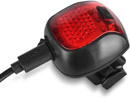 25 # Fiets Achterlicht Waterdicht Riding Achterlicht Led Usb Oplaadbare Road Fietsen Back Staart-Lamp Fiets Licht Accessoires