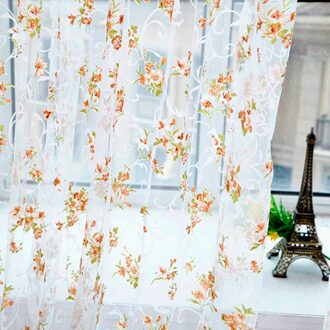 25 # Gordijn Pure Kleur Tulle Deur Gordijn Drape Panel Sheer Sjaal Valletjes Moderne Slaapkamer Woonkamer Gordijnen Cortinasc koffie