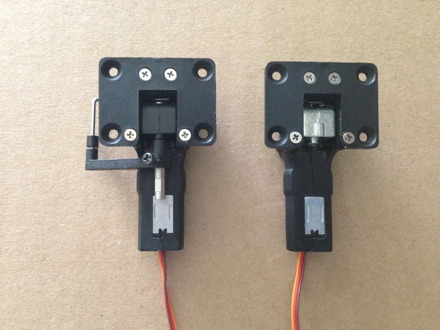 25 Grams Like Real Electric Fixed Wing Drive Metal Worm Type Electronic Retractable Landing Gear Front Wheel Steering