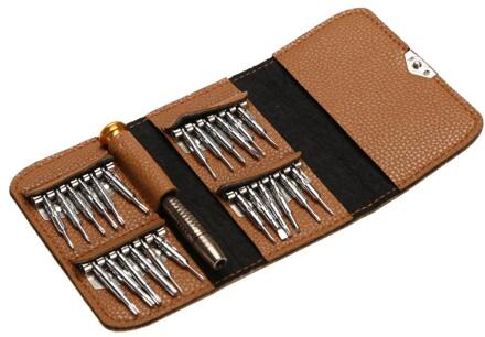 25 in 1 Schroevendraaier Set Torx Multifunctionele Opening Repair Tool Set Precisie Schroevendraaier Voor computer telefoon camera horloges