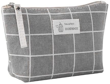 25 # Katoen Linnen Grote Capaciteit Make-Up Tas Multifunctionele Reistas Thuis Leveringen Make Pouch Organizer Opslag tas Voor Thuis