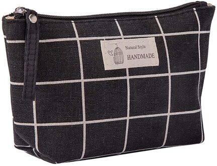 25 # Katoen Linnen Grote Capaciteit Make-Up Tas Multifunctionele Reistas Thuis Leveringen Make Pouch Organizer Opslag tas Voor Thuis