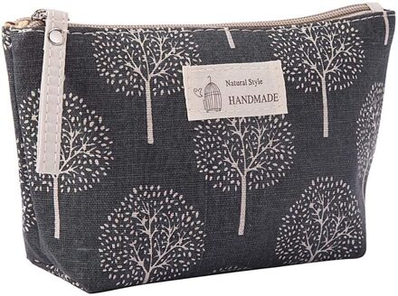 25 # Katoen Linnen Grote Capaciteit Make-Up Tas Multifunctionele Reistas Thuis Leveringen Make Pouch Organizer Opslag tas Voor Thuis