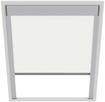 25% korting - Leen Bakker - Fenstr Dakraamrolgordijn Hamburg Verduisterend - (10311) - Polyester - Wit - 100x10x10 Cm