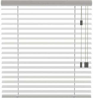 25% korting - Leen Bakker - Fenstr En Jaloezie New York 65mm - Licht (20017) - Hout - Grijs - 120x10x10 Cm