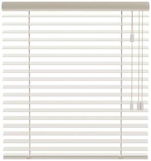 25% korting - Leen Bakker - Fenstr En Jaloezie New York 65mm - Linnen (25507) - Hout - Taupe - 120x10x10 Cm