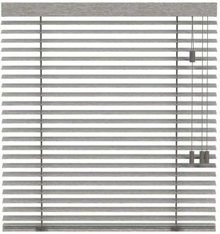 25% korting - Leen Bakker - Fenstr En Jaloezie Oslo 50mm - Eiken (20901) - Hout - Grijs - 120x10x10 Cm