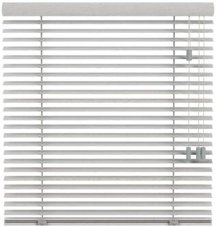 25% korting - Leen Bakker - Fenstr En Jaloezie Praag 50mm - Licht (20019) - Hout - Grijs - 120x10x10 Cm