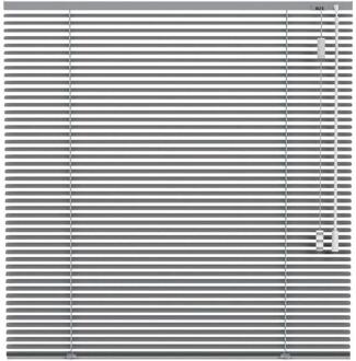 25% korting - Leen Bakker - Fenstr Jaloezie 25mm Extra Mat - (20235) - Aluminium - Grijs - 120x10x10 Cm