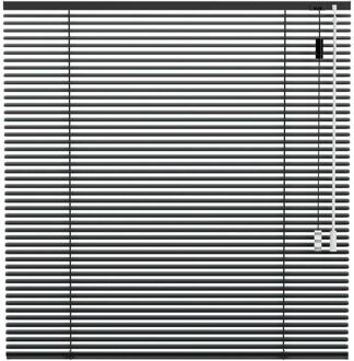 25% korting - Leen Bakker - Fenstr Jaloezie 25mm Standaard Lak - Antraciet (20715) - Aluminium - Grijs - 120x10x10 Cm