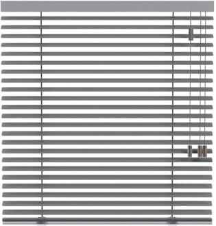 25% korting - Leen Bakker - Fenstr Jaloezie 50mm Extra Mat - (20236) - Aluminium - Grijs - 120x10x10 Cm