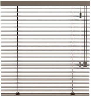 25% korting - Leen Bakker - Fenstr Jaloezie 50mm Metallic - (30030) - Aluminium - Taupe - 120x10x10 Cm