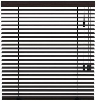 25% korting - Leen Bakker - Fenstr Jaloezie Miami 50mm - (15014) - Bamboe - Zwart - 120x10x10 Cm