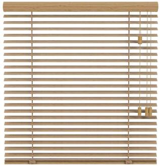 25% korting - Leen Bakker - Fenstr Jaloezie Tahiti 50mm - Eiken (25901) - Bamboe - Beige - 120x10x10 Cm