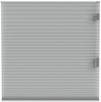 25% korting - Leen Bakker - Fenstr Plisségordijn Chicago Dubbel 25mm Verduisterend - Licht (20031) - Polyester - Grijs - 120x10x10 Cm