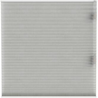 25% korting - Leen Bakker - Fenstr Plisségordijn Sidney Dubbel 25mm Transparant - Linnen (25513) - Polyester - Grijs - 120x10x10 Cm