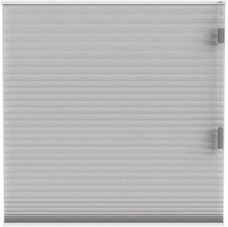 25% korting - Leen Bakker - Fenstr Plisségordijn Toronto Dubbel 25mm Lichtdoorlatend - Licht (20027) - Polyester - Grijs - 120x10x10 Cm