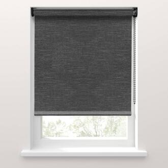 25% korting - Leen Bakker - Fenstr Rolgordijn Lucca Lichtdoorlatend - (15044) - Polyester - Zwart - 120x10x10 Cm