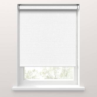 25% korting - Leen Bakker - Fenstr Rolgordijn Piana Verduisterend - (10020) - Polyester - Wit - 120x10x10 Cm
