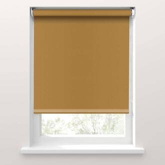 25% korting - Leen Bakker - Fenstr Rolgordijn Stockholm Verduisterend - Oker (70002) - Polyester - Geel - 120x10x10 Cm