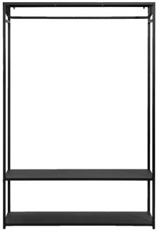 25% korting - Leen Bakker - Halmeubel Isabelle - 175x118x40 Cm - Metaal - Zwart