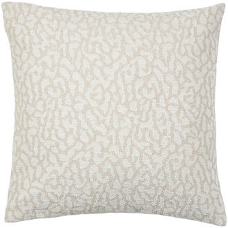 25% korting - Leen Bakker - Sierkussen Lianne - 45x45 Cm - Polyester - Crème