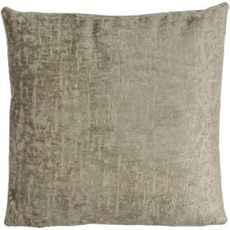 25% korting - Leen Bakker - Sierkussen Runa - 45x45 Cm - Polyester - Groen - 10x45x45 Cm