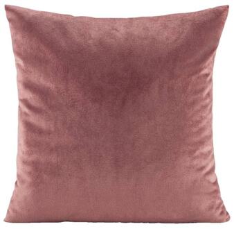 25% korting - Leen Bakker - Sierkussen Scott - 45x45 Cm - Polyester - Roze