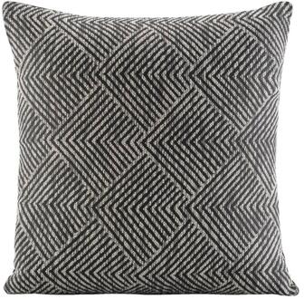 25% korting - Leen Bakker - Sierkussen Shanghai - Antraciet - 45x45 Cm - Polyester - Grijs