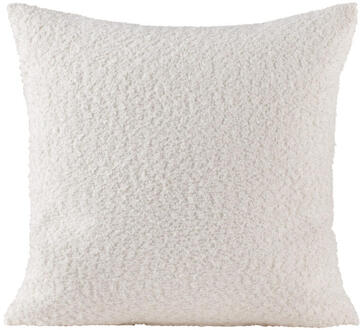 25% korting - Leen Bakker - Sierkussen Vayen - Off-white - 45x45 Cm - Polyester - Wit