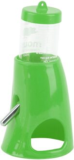 25 # Leuke Hamster Huishoudelijke Drinkwater Fles Hond Fles Plastic Draagbare Water Fles Huisdier Reizen Drinkwater Feeder groen