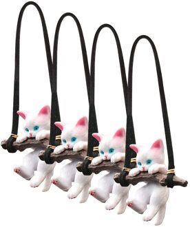 25 # Leuke Kat Auto Opknoping Met Kleurrijke Aerosphere Opknoping Tuin Decoratie Outdoor Suncatchers Yard Garden Decor Ornament