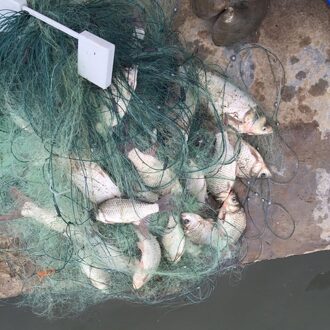 25 M Visnet 3 Lagen Mesh Nylon Monofilament Duurzaam Accessoires Float Trap Net