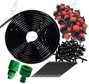 25 meter DIY Automatische Micro Drip Irrigatiesysteem Watering Tuinslang Kits met Verstelbare Druppelaar Smart Controller Suits