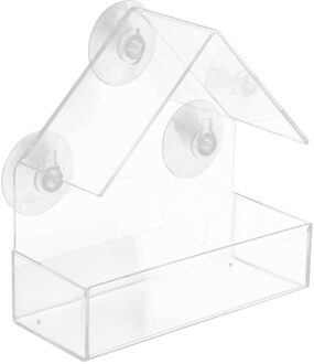 25 # Outdoor Vogel Feeder Acryl Vogel Feeder Windscherm Bal Voedsel Organizer Tuin Decoratie Outdoor Feeder Tuin Accessoires