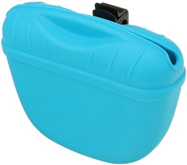 25 # Pet Dog Training Treat Bag Outdoor Dog Treat Pouch Taille Feed Bundel Pocket Siliconen Hond Puppy Beloning Snack zak Levert blauw