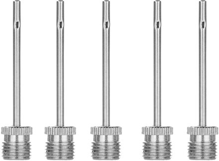 25 # Rvs Ball Naald Inflator Naalden Bal Naald Basketbal Voetbal Opblaasbare Lucht Adapter Rvs Basketbal
