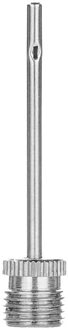 25 # Rvs Ball Naald Inflator Naalden Bal Naald Basketbal Voetbal Opblaasbare Lucht Adapter Rvs Basketbal