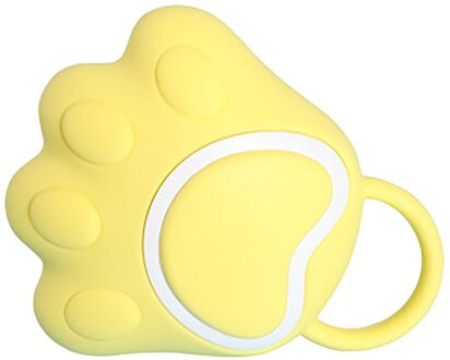 25 # Siliconen Bath Body Brush Douche Scrubber Met Gel Dispenser Soft Massager Douche Loofah Borstel Hond Shampoo Grooming Borstels geel