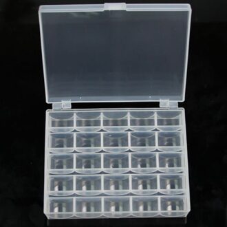 25 Solts Lege Spoelen Spoelen Box Naaimachine Spoelhuis Organizer Opslag