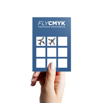 25 st. Stempelkaarten drukken voor jouw winkel of sponsorloop - vanaf 25 stuks (25 st) drukken