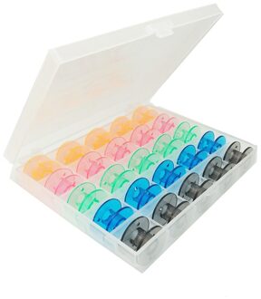 25 stks/set Lege Spoelen Naaimachine Spoelen Kleurrijke Spoelen Spoel voor Brother Janome Singer Elna Naaimachine 5BB5560