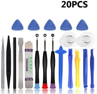 25 Stuks Handskit Schroevendraaier Precisie Handgereedschap Telefoon Reparatie Kit Schroevendraaier Set Tablet Onderhoud Tool Phillips Schroevendraaier 20stk