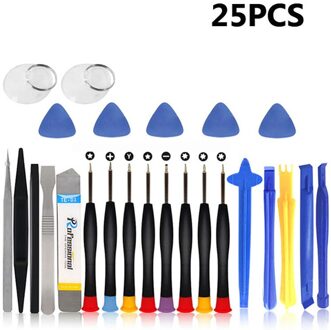25 Stuks Handskit Schroevendraaier Precisie Handgereedschap Telefoon Reparatie Kit Schroevendraaier Set Tablet Onderhoud Tool Phillips Schroevendraaier 25stk