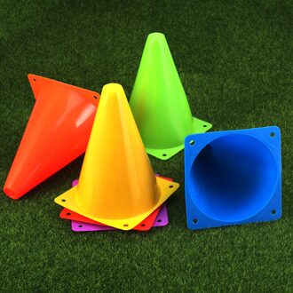 25 Stuks Voetbal Training Marker Voetbal Teken Road Cone Marker Kegels Teken Vaten Voetbal Marker Obstakel Voetbal Training Tools